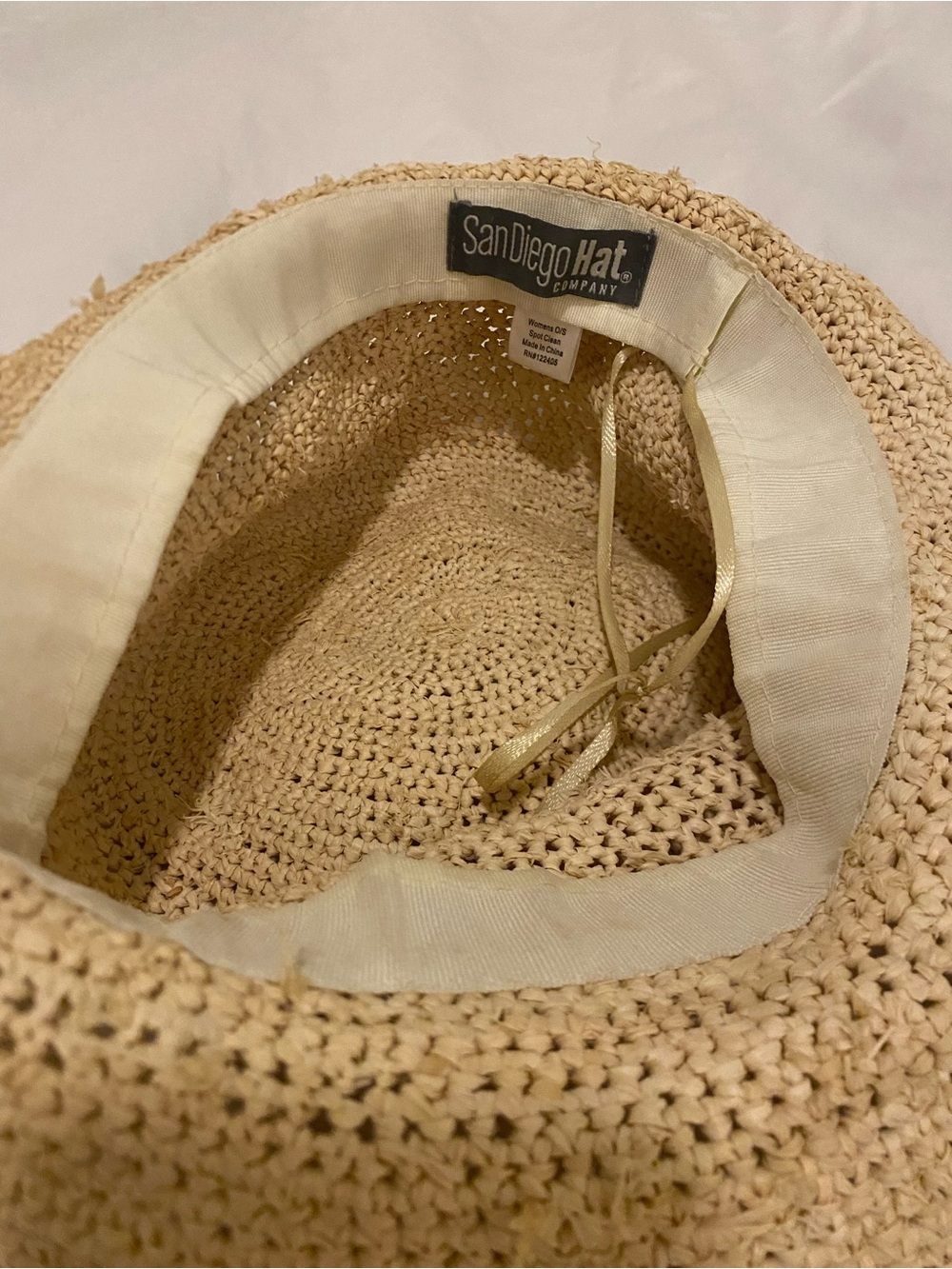 San Diego Hat Company Straw Beach Hat - Picture 3 of 3